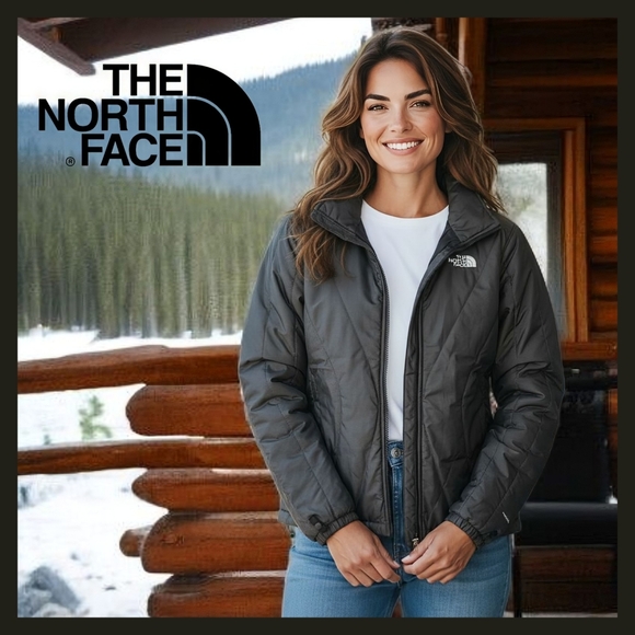 The North Face Women's Black Lightweight Jacket Poly-Filled  Size M - Picture 1 of 12